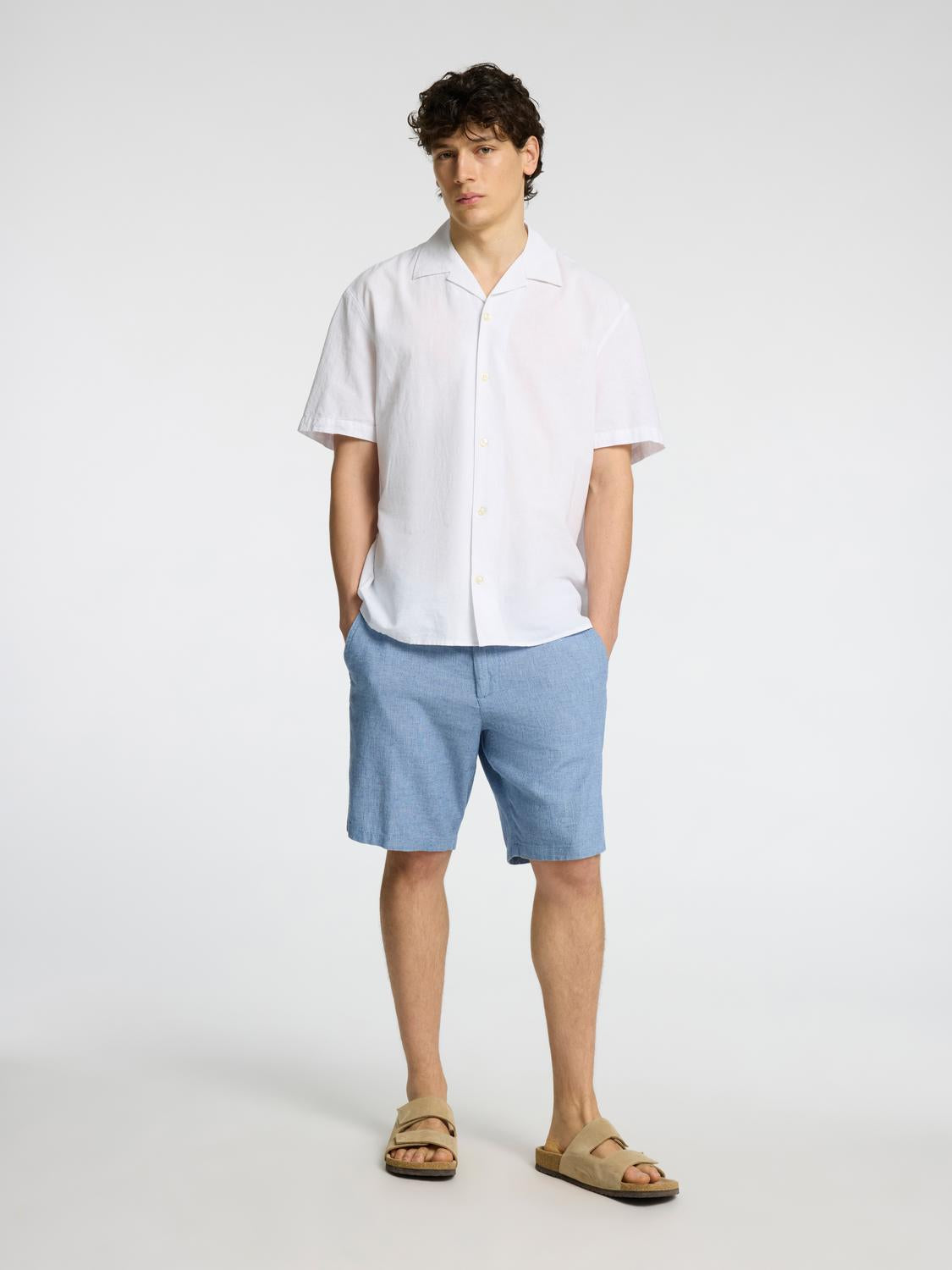 Regular Brody Shorts - Blå/ Cashmere Blue