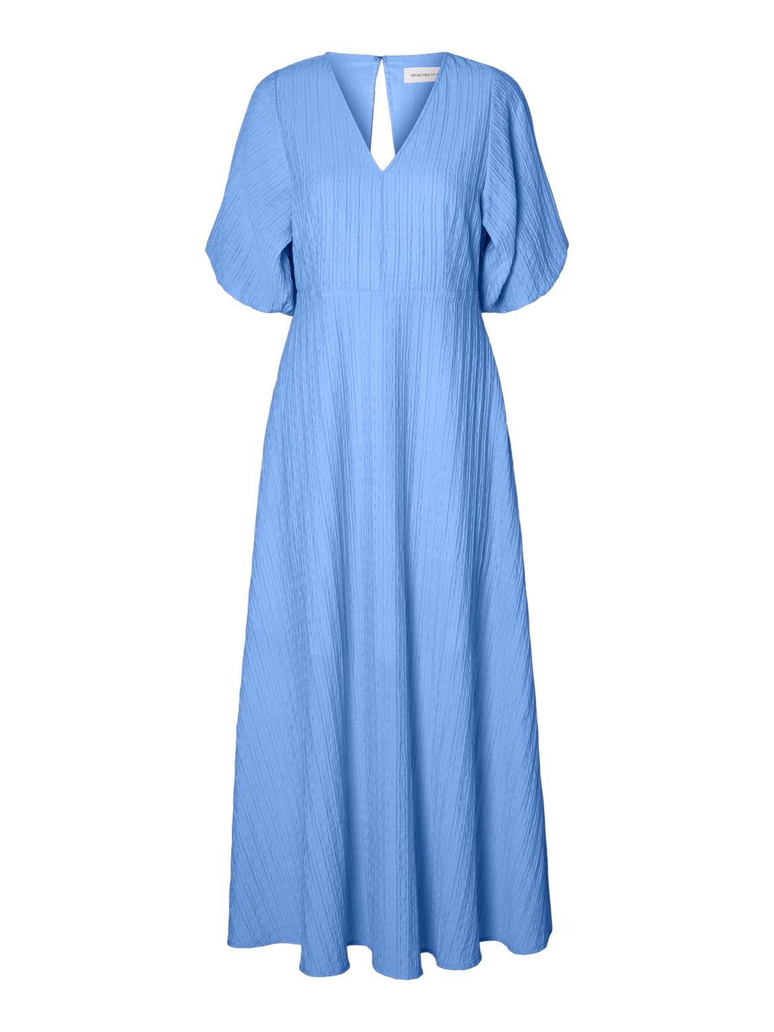 Maddie Midi Kjole - Blå/ Cornflower Blue