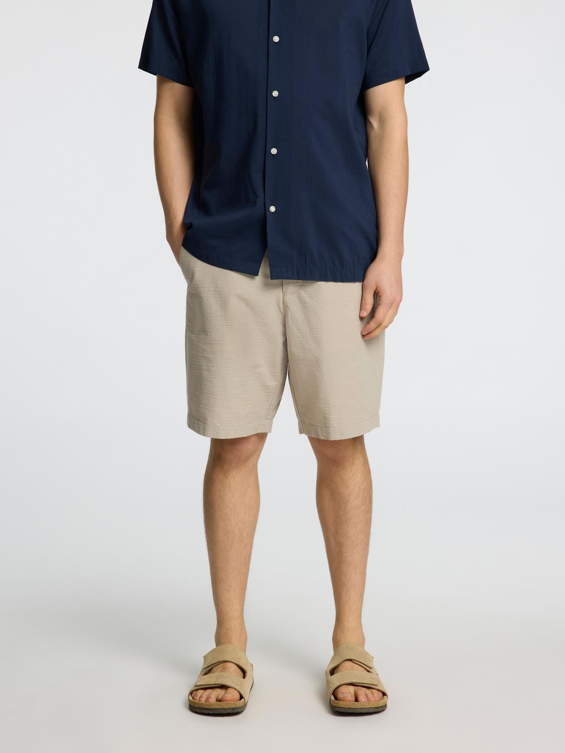 Karl Shorts - Beige/ Pure Cashmere