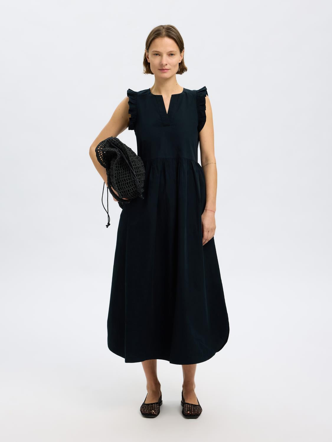 Blair Ida Lang Kjole - Sort/ Black