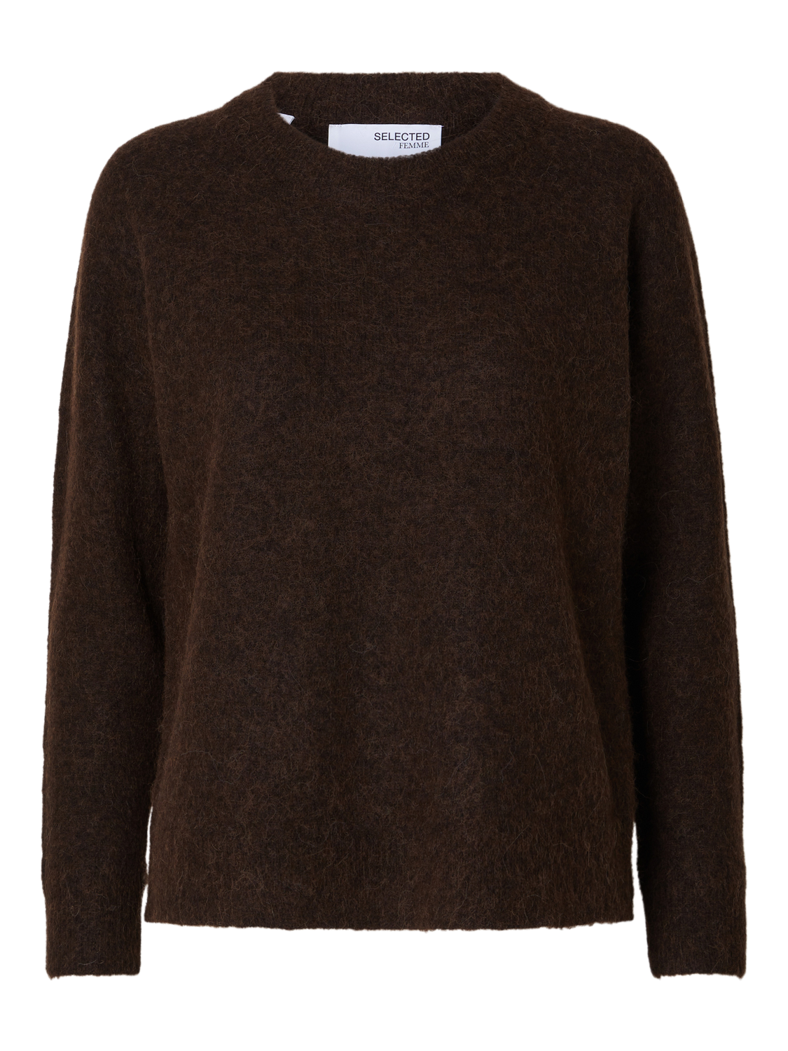 Lulu Strikket Genser - Brun/ Coffee Bean