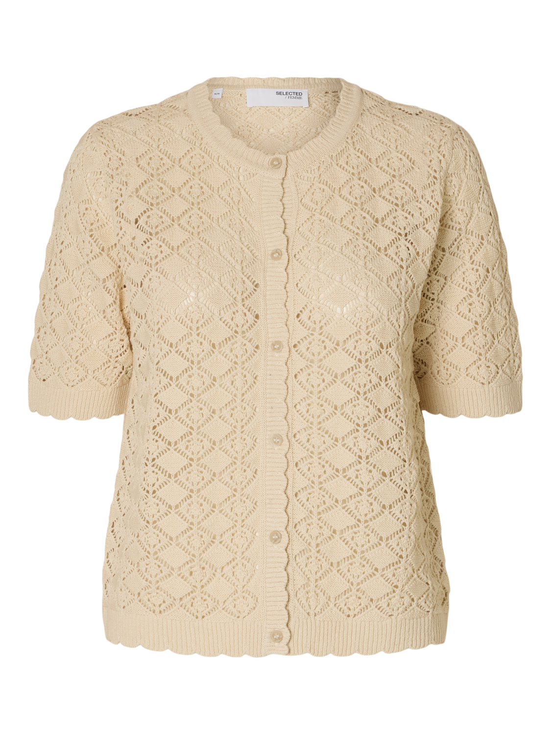 Sofia Strikket Cardigan - Beige/ Birch