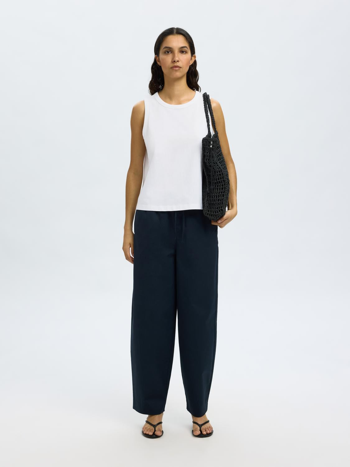 Essential Tank-Top - Hvit/ Bright White