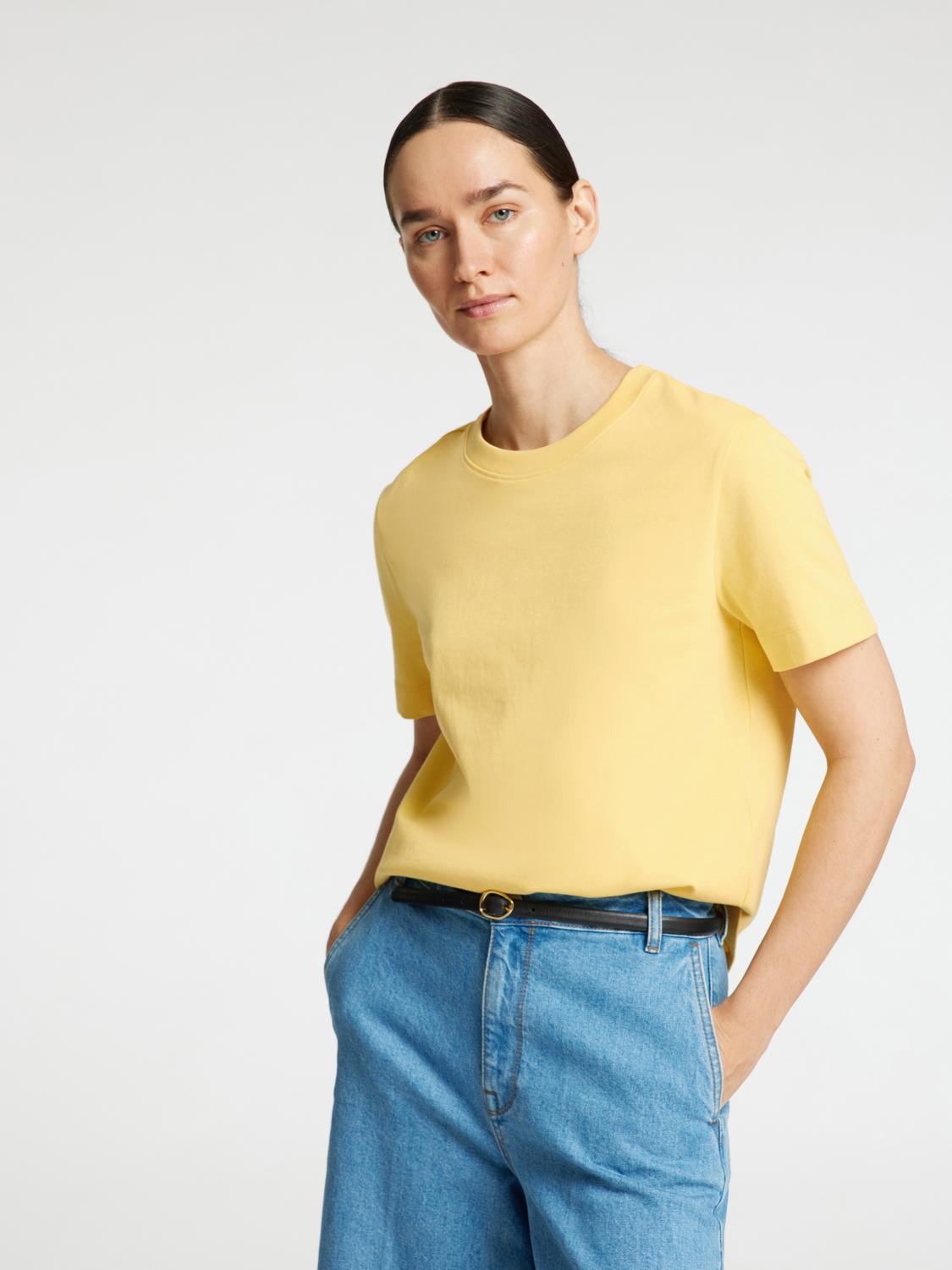 Essential Boxy T-Shirt - Gul/ Sundress