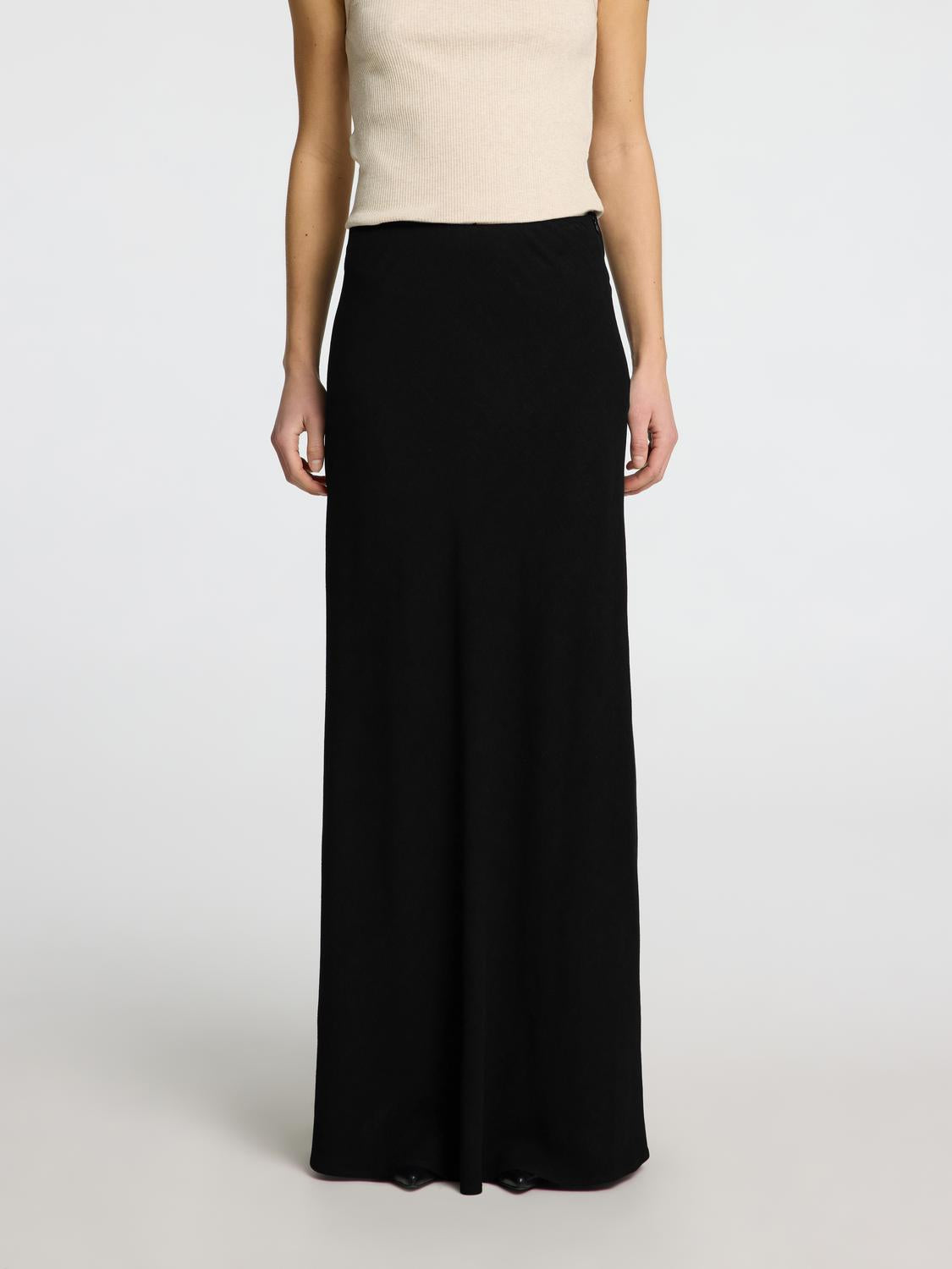 Viva-Lena Langt Skjørt - Sort/ Black