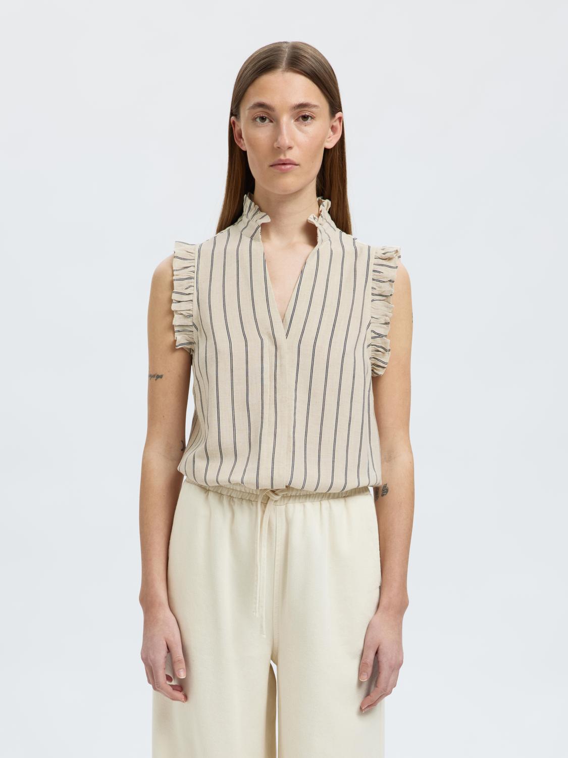 Viva Skjorte - Beige/ Sandshell