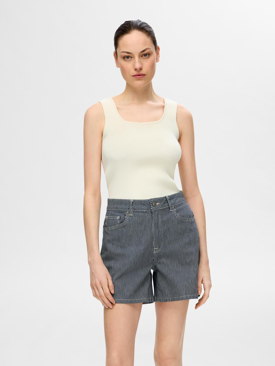 Jenny Tank Top - Beige/ Birch