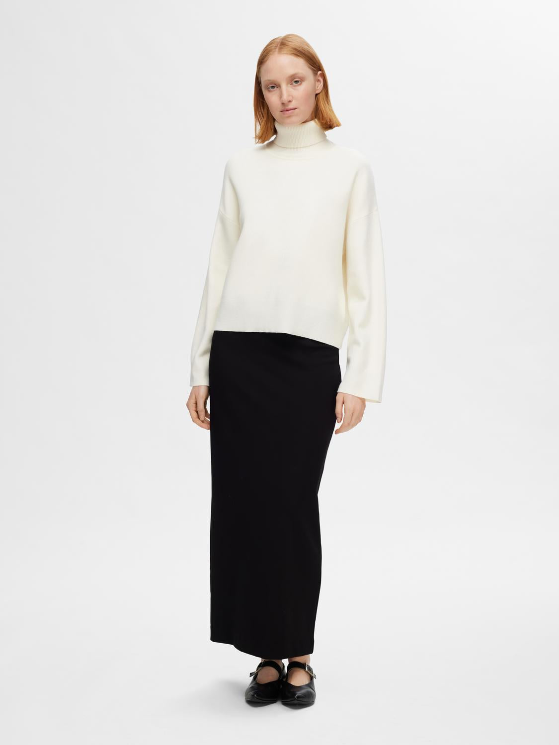 Kamma Strikket Genser - Beige/ Birch