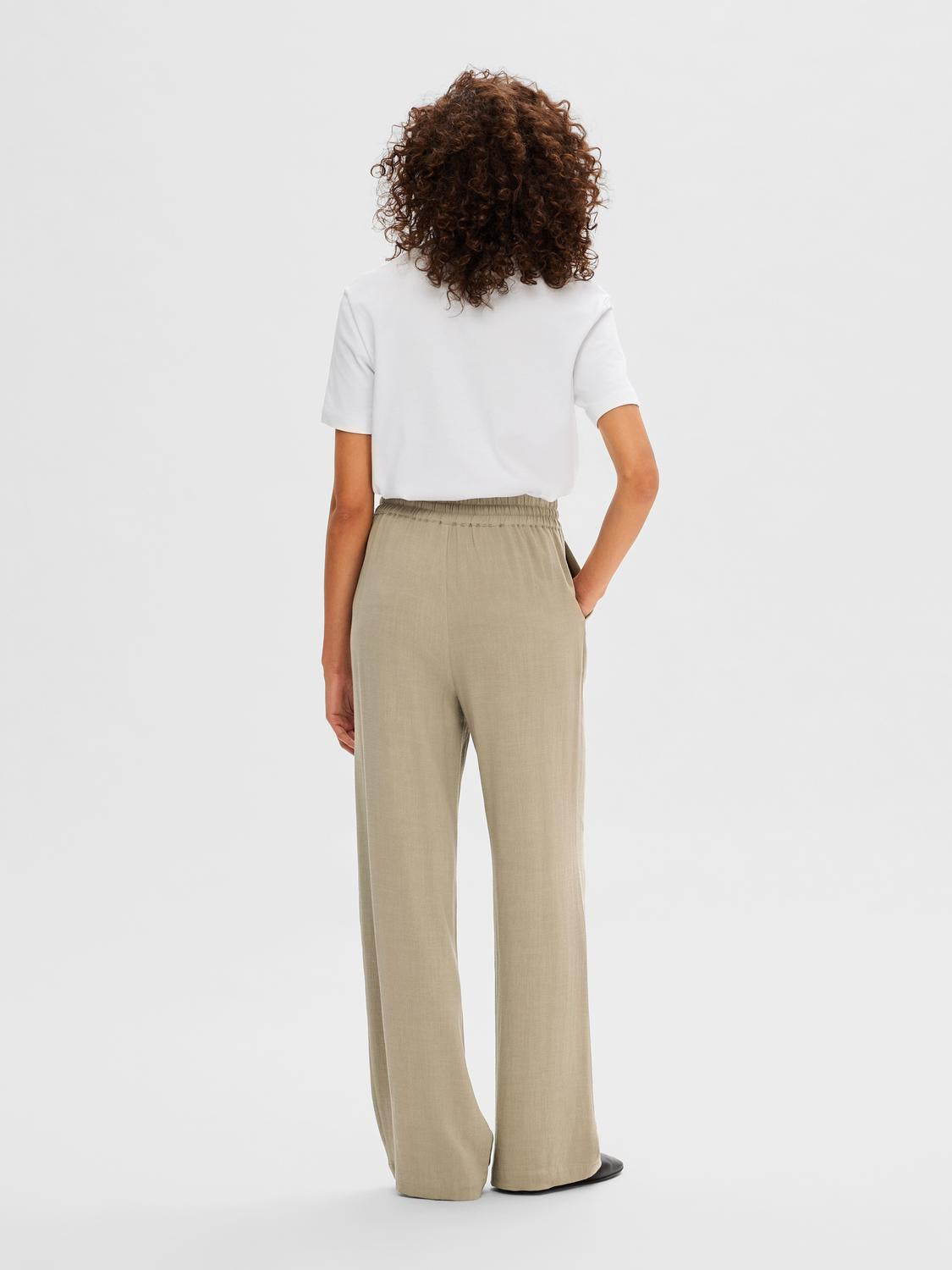 Viva Gulia linbukse - Beige/ Greige