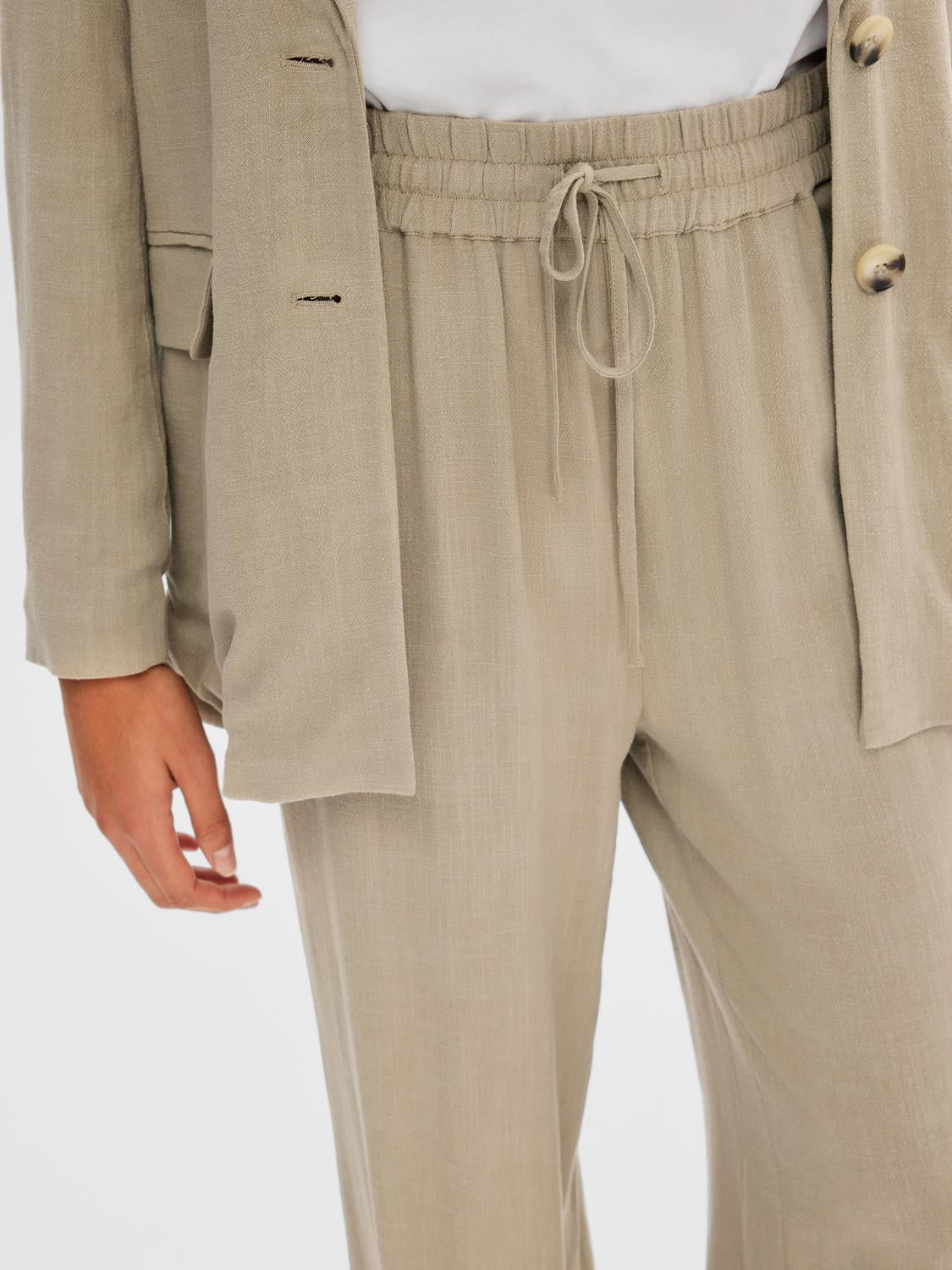 Viva Gulia linbukse - Beige/ Greige