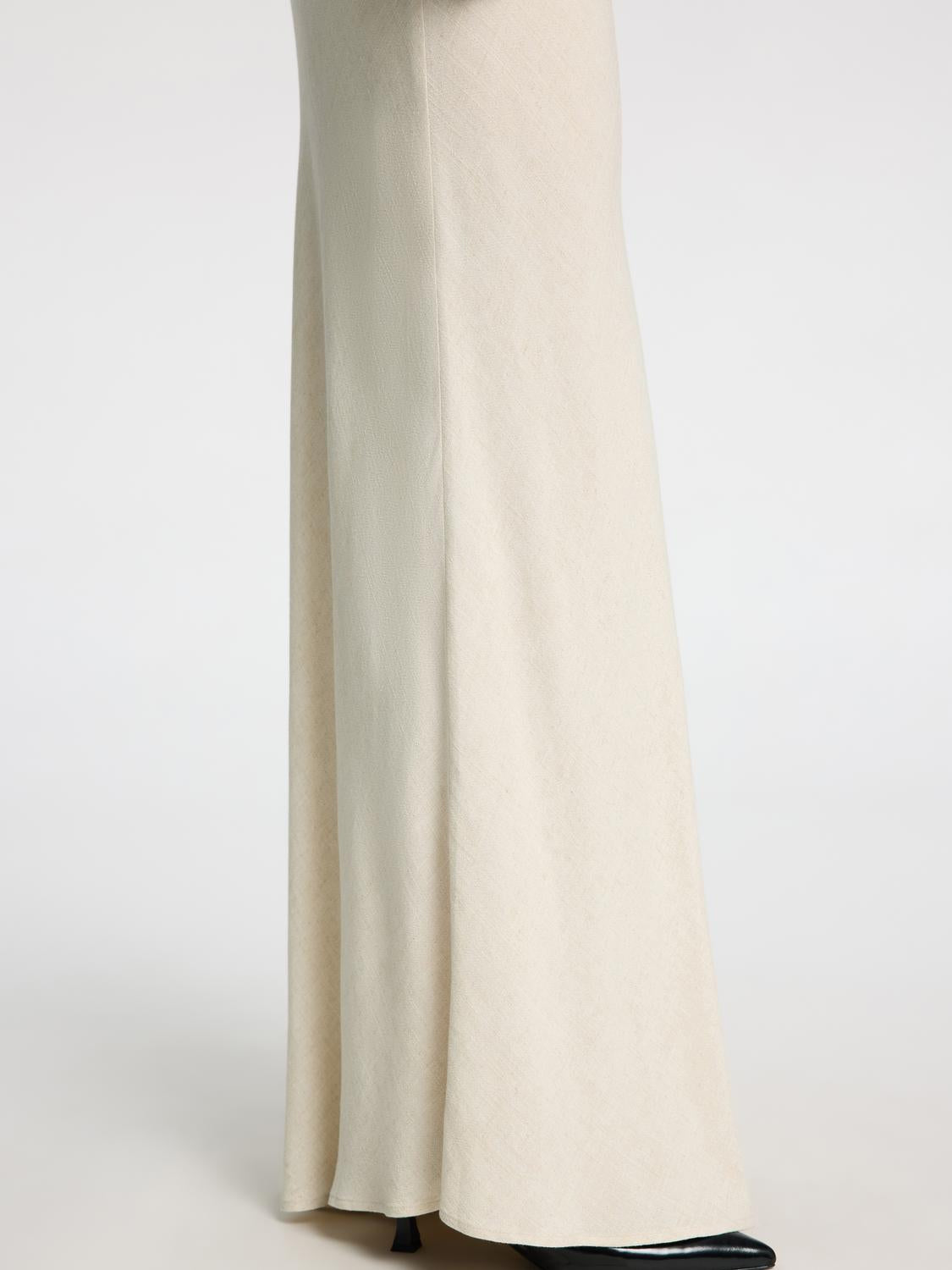 Viva-Lena Langt Skjørt - Beige/ Sandshell