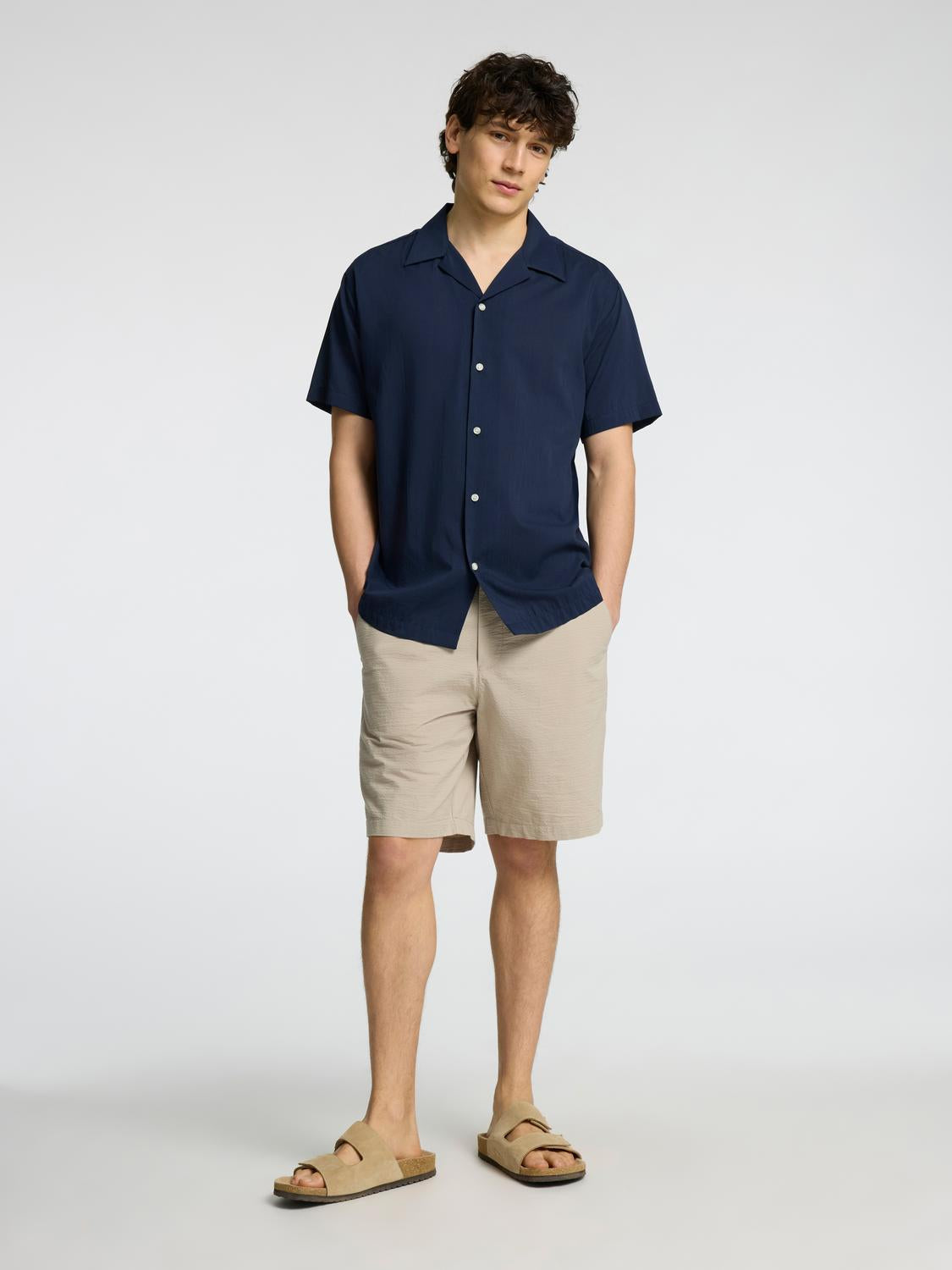 Karl Shorts - Beige/ Pure Cashmere