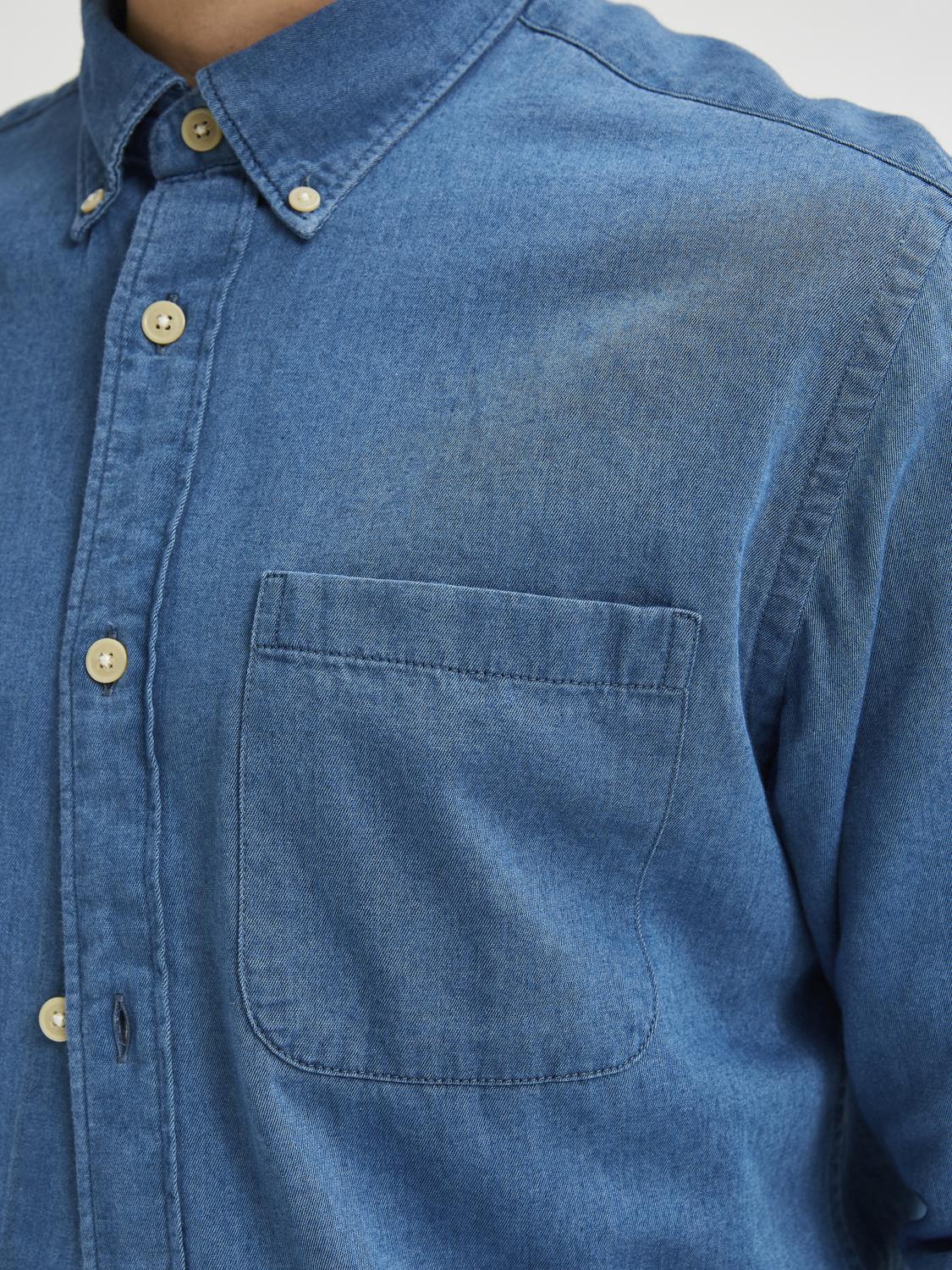 Reg Rick Denim Skjorte - Blå/ Medium Blue Denim