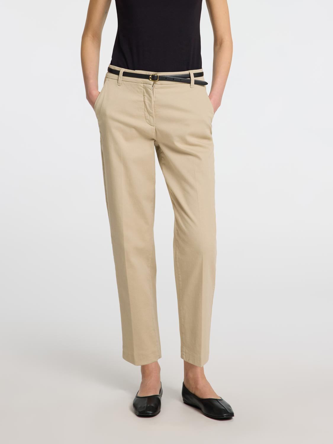 Vera Rita Chinos - Beige/ Island Fossil