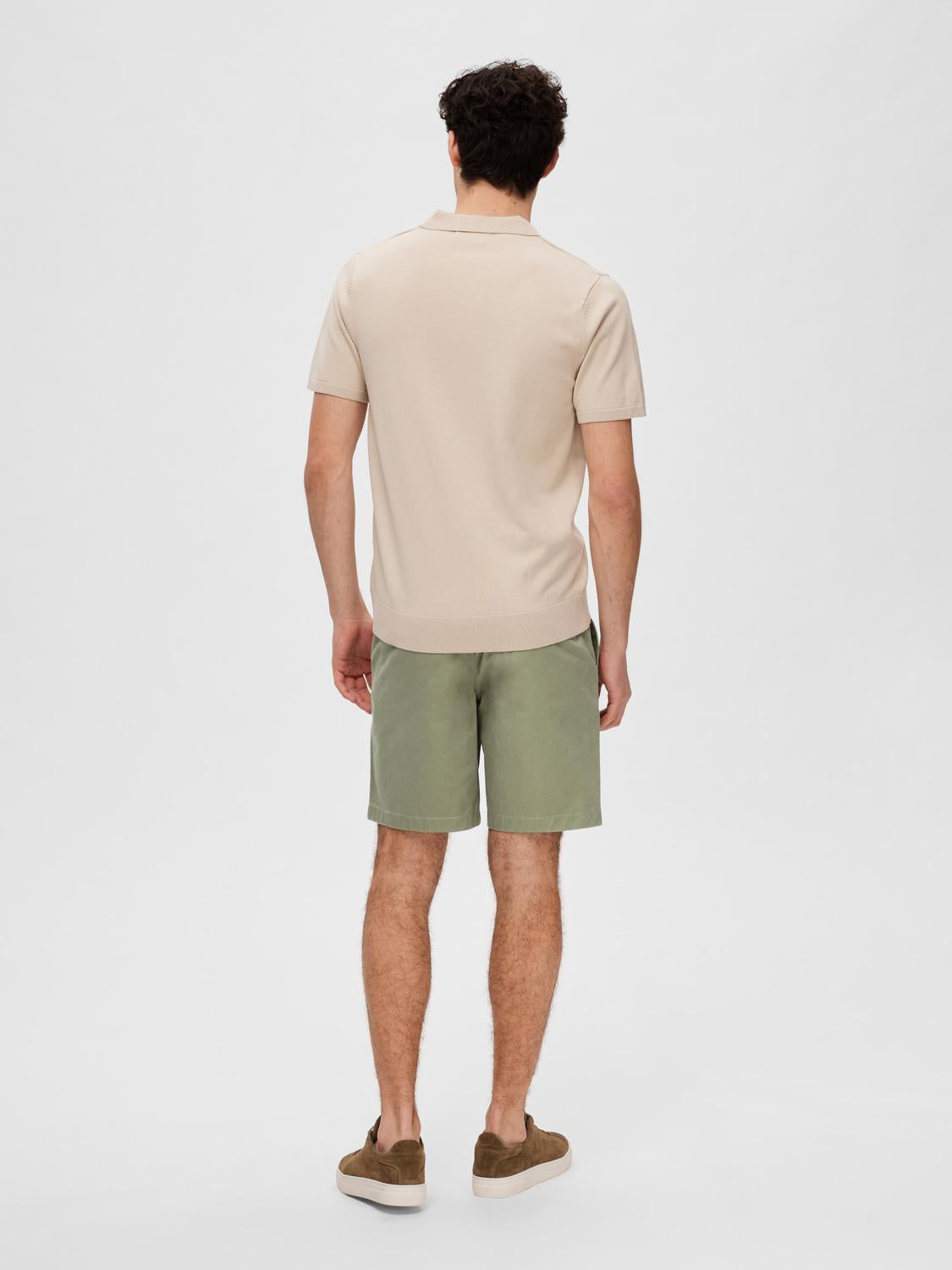 Teller Kort Arm Polo Genser - Beige/ Oatmeal
