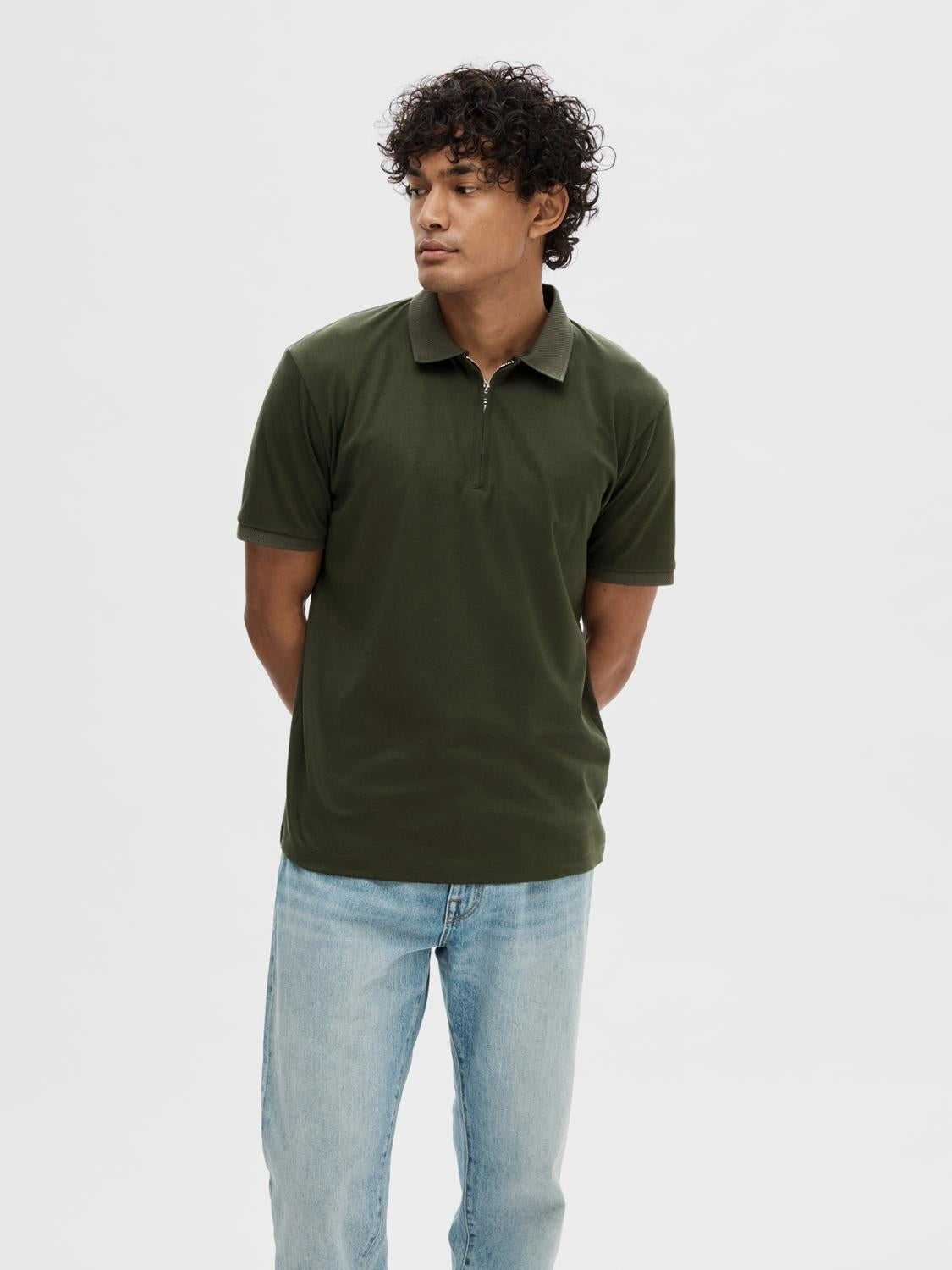 Fave Polo-Skjorte - Grønn/ Forest Night