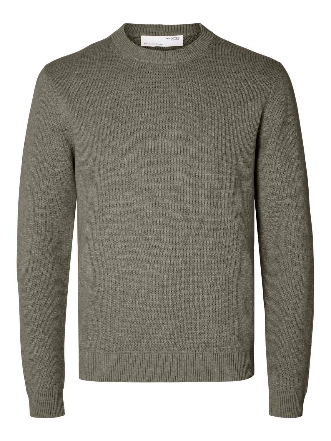 Dane Crew Neck Genser - Grønn/ Vetiver