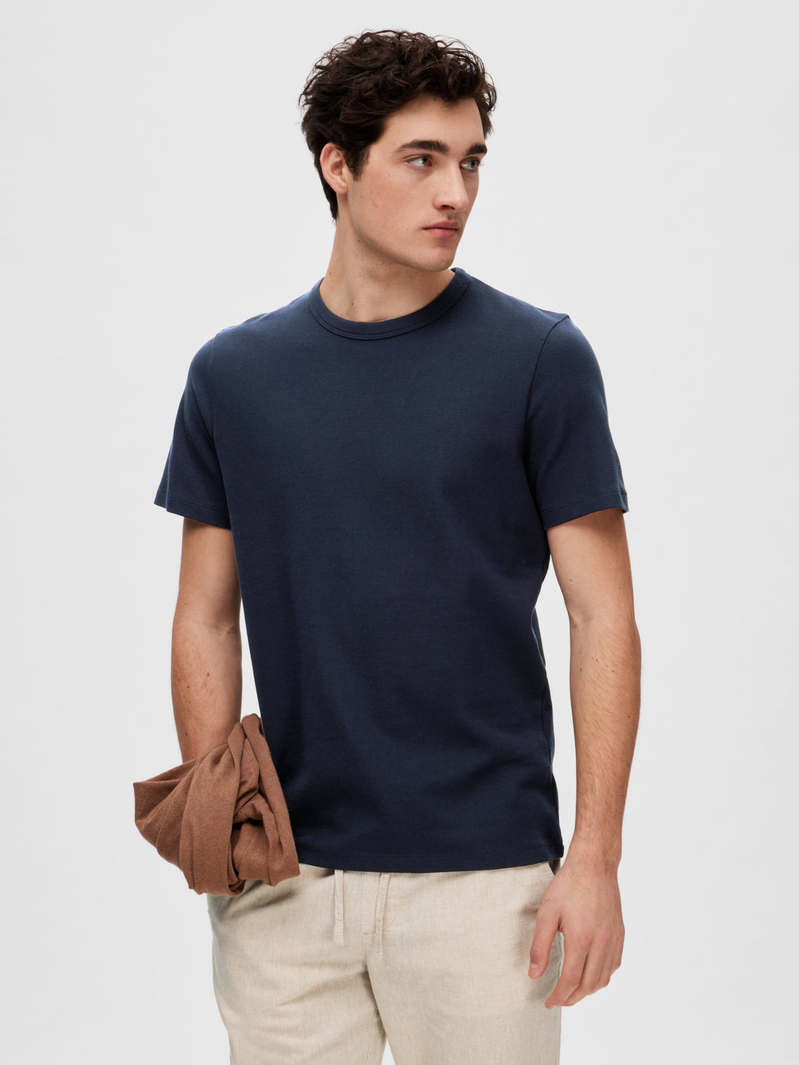 SELECTED HOMME - JOSEPH T-Shirt - Sky Captain