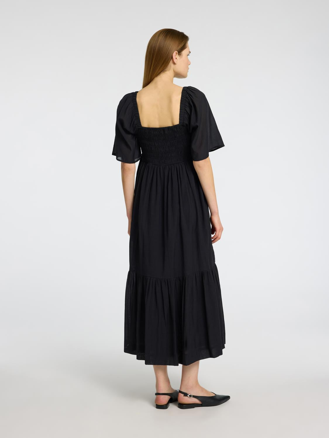 Dora Lang Kjole - Sort/ Black