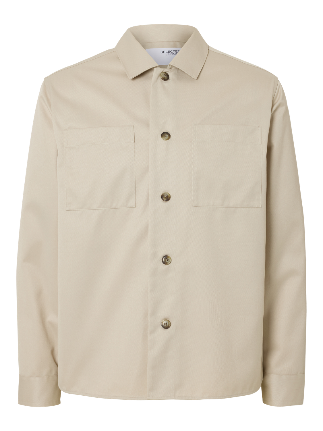 Scott Skjorte Jakke - Beige/ Oatmeal