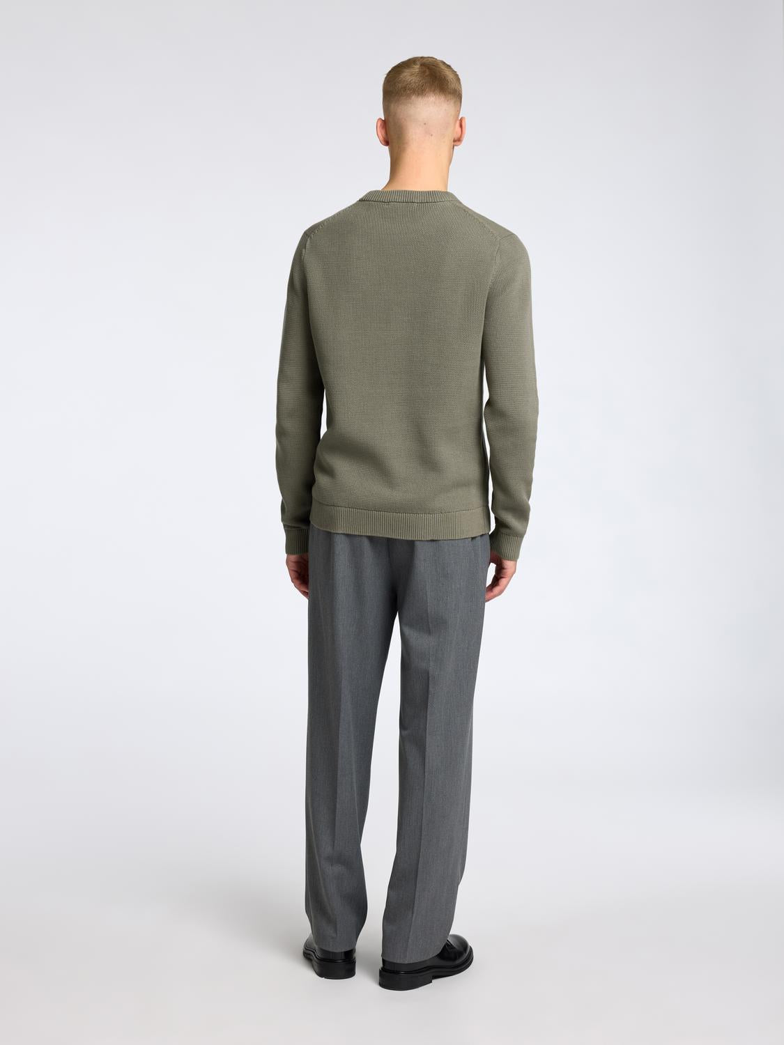 Dane Crew Neck Genser - Grønn/ Vetiver