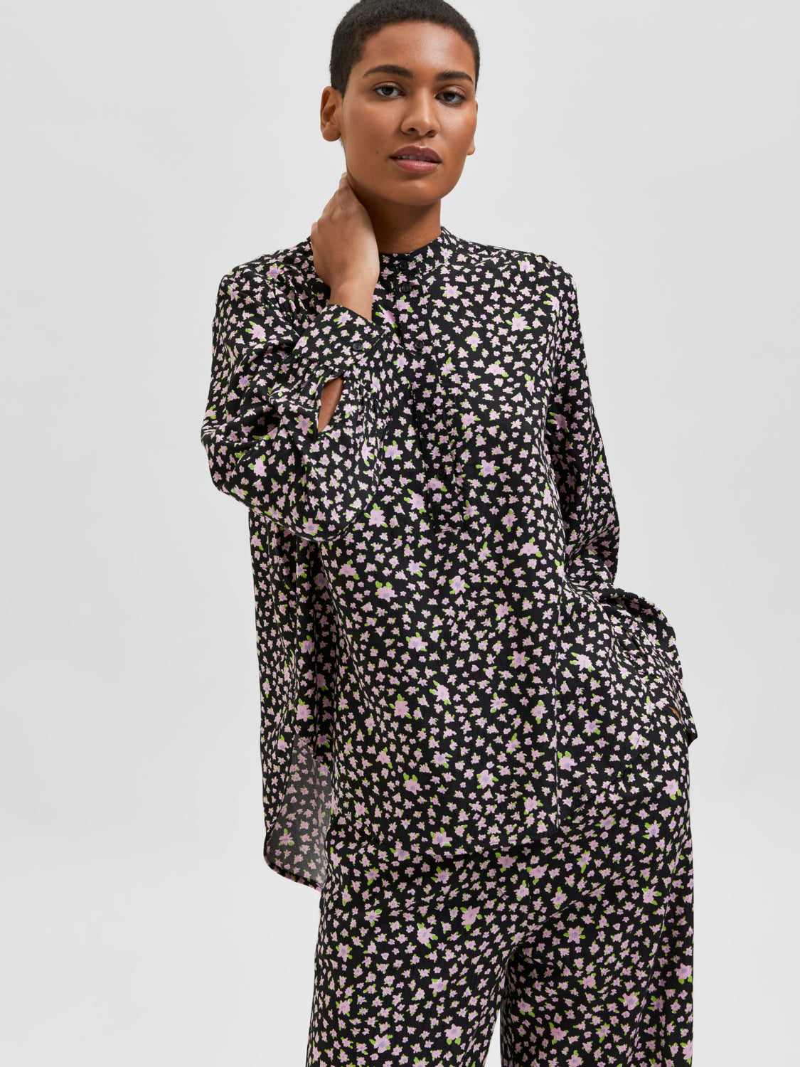 SELECTED FEMME -  JUDITA TOPP - SORT