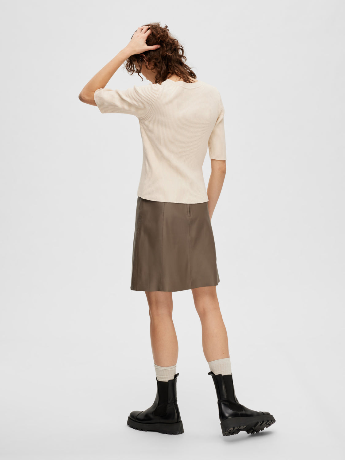 Mala genser - Beige/ Birch