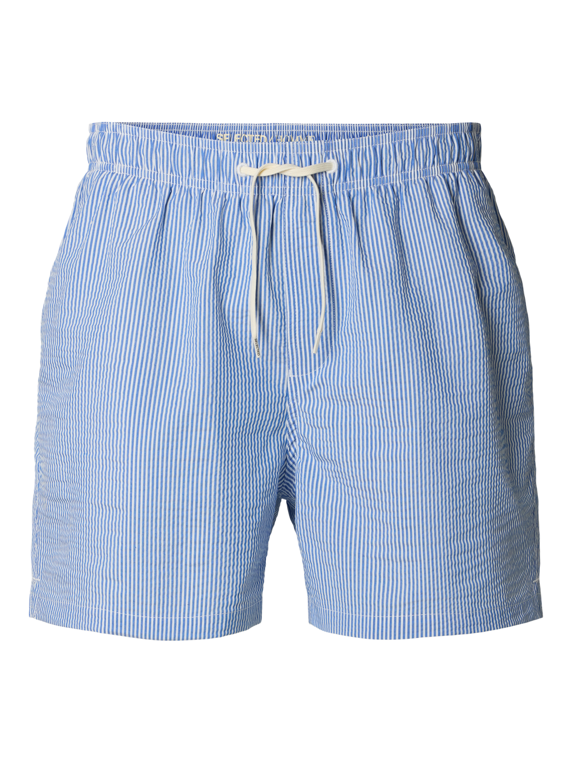 Cooper Seersucker Bade Shorts - Blå/ Nautical Blue