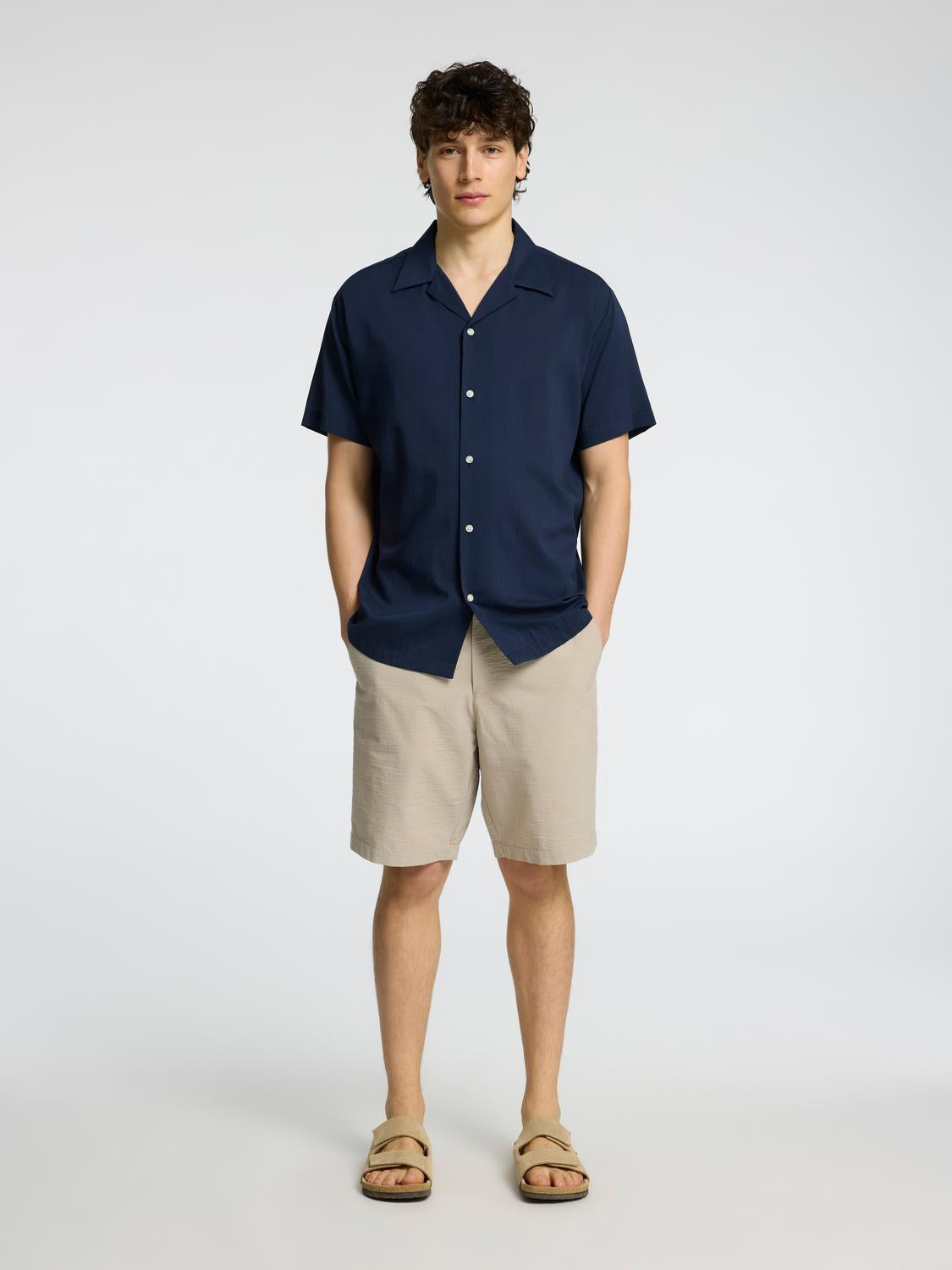 Karl Shorts - Beige/ Pure Cashmere