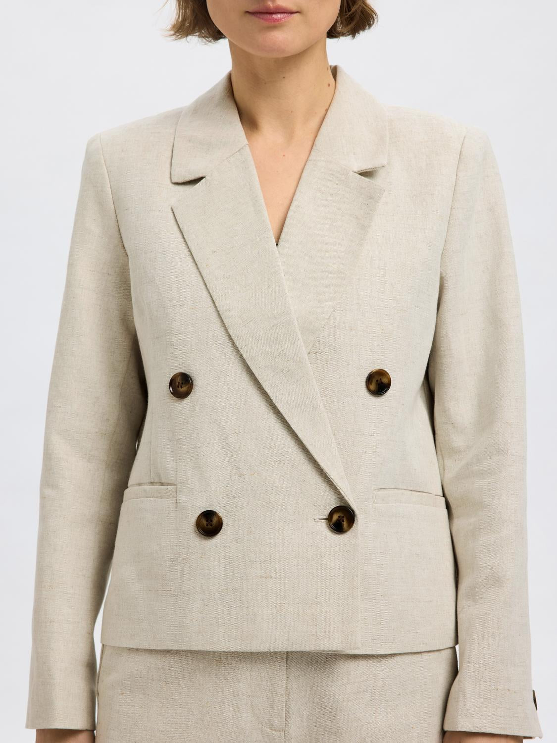 Venja Blazer - Beige/ Nomad
