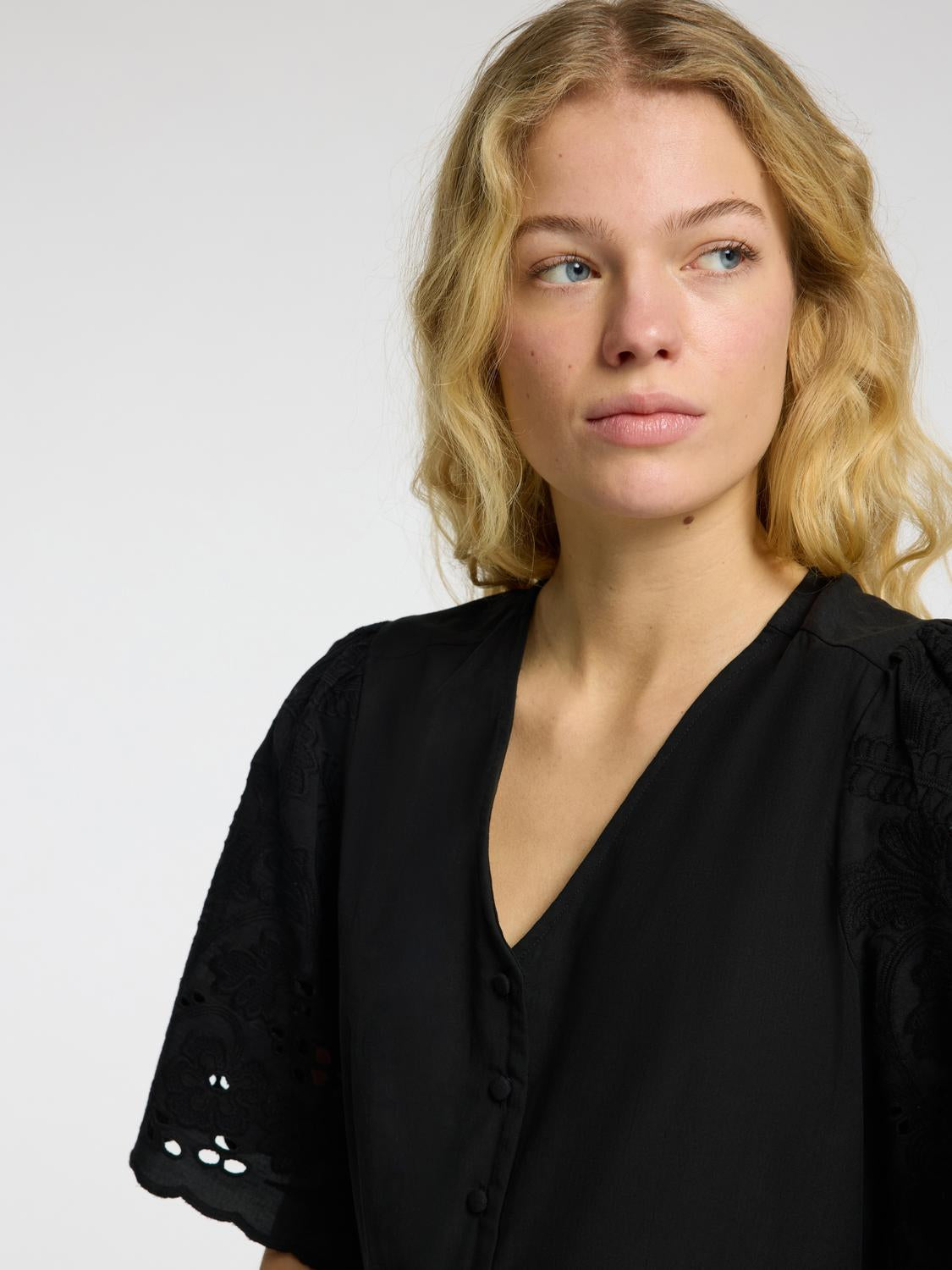 Dahlia Kort Kjole - Sort/ Black