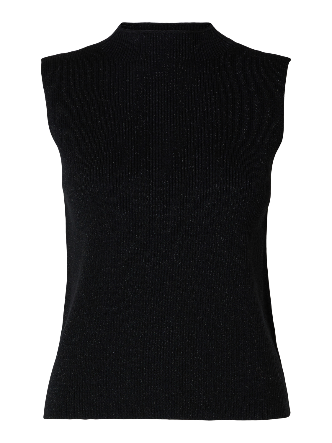 Lura Strikket Topp - Sort/ Black