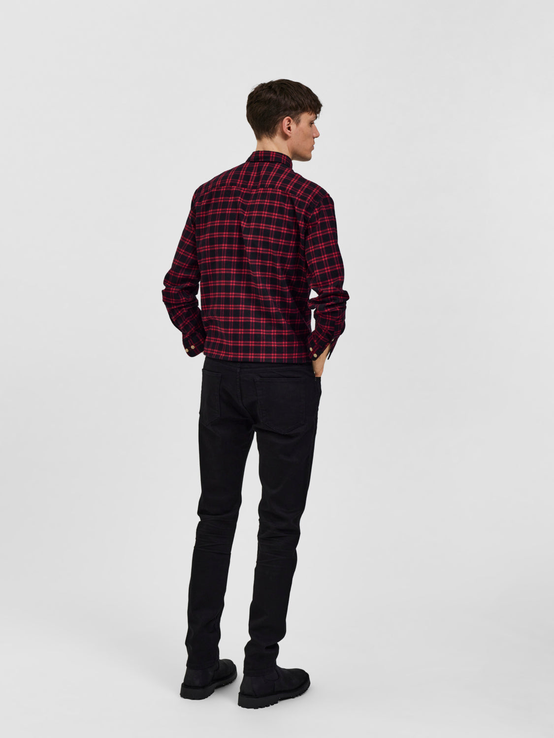 SELECTED HOMME - 175-SLIM Leon 24001 Jeans - Black Denim