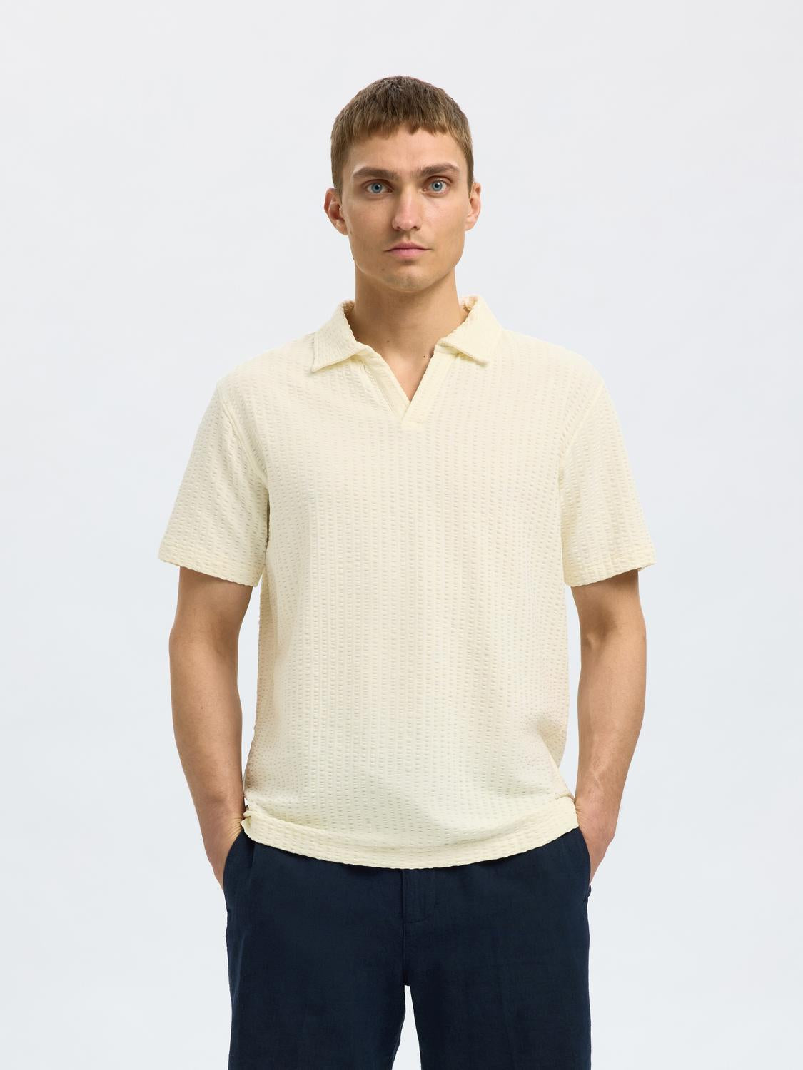 Blake Polo-Skjorte - Beige/ Egret