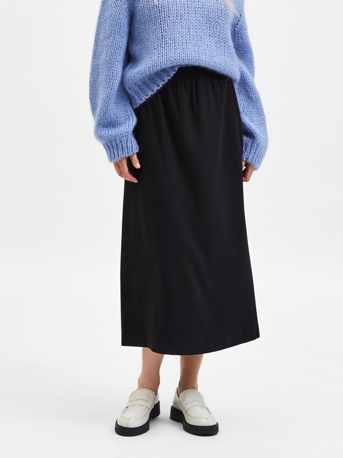 SLFTINNI-RELAXED Short Skirt - Black