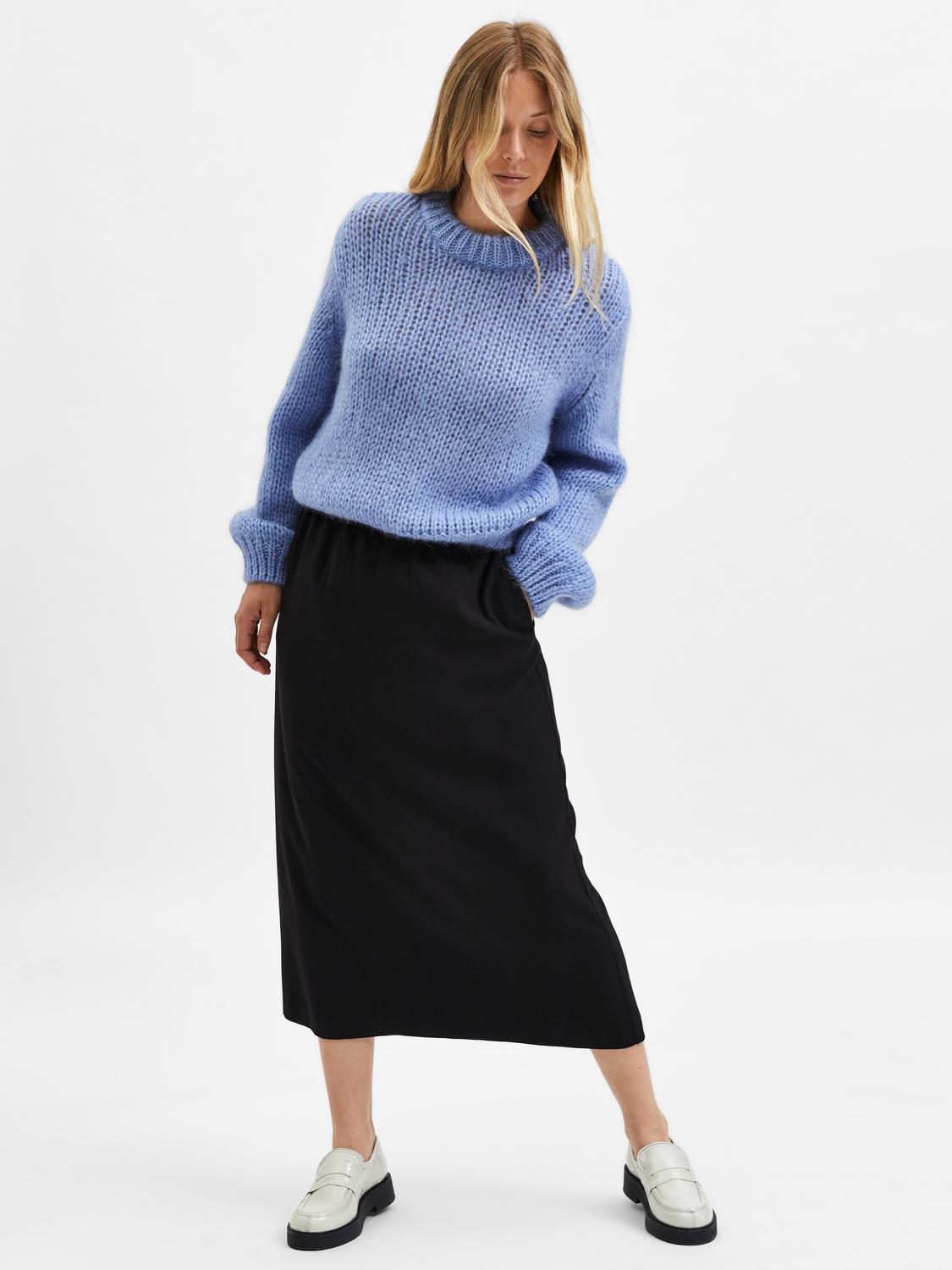 SLFTINNI-RELAXED Short Skirt - Black