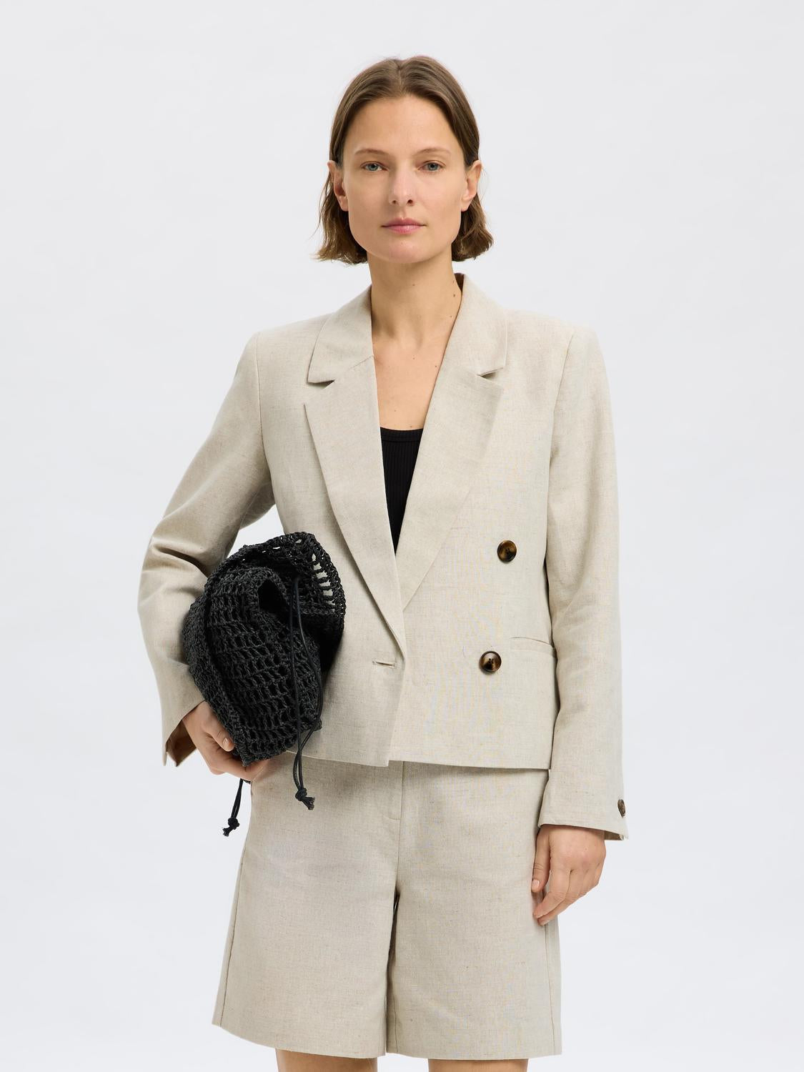 Venja Blazer - Beige/ Nomad