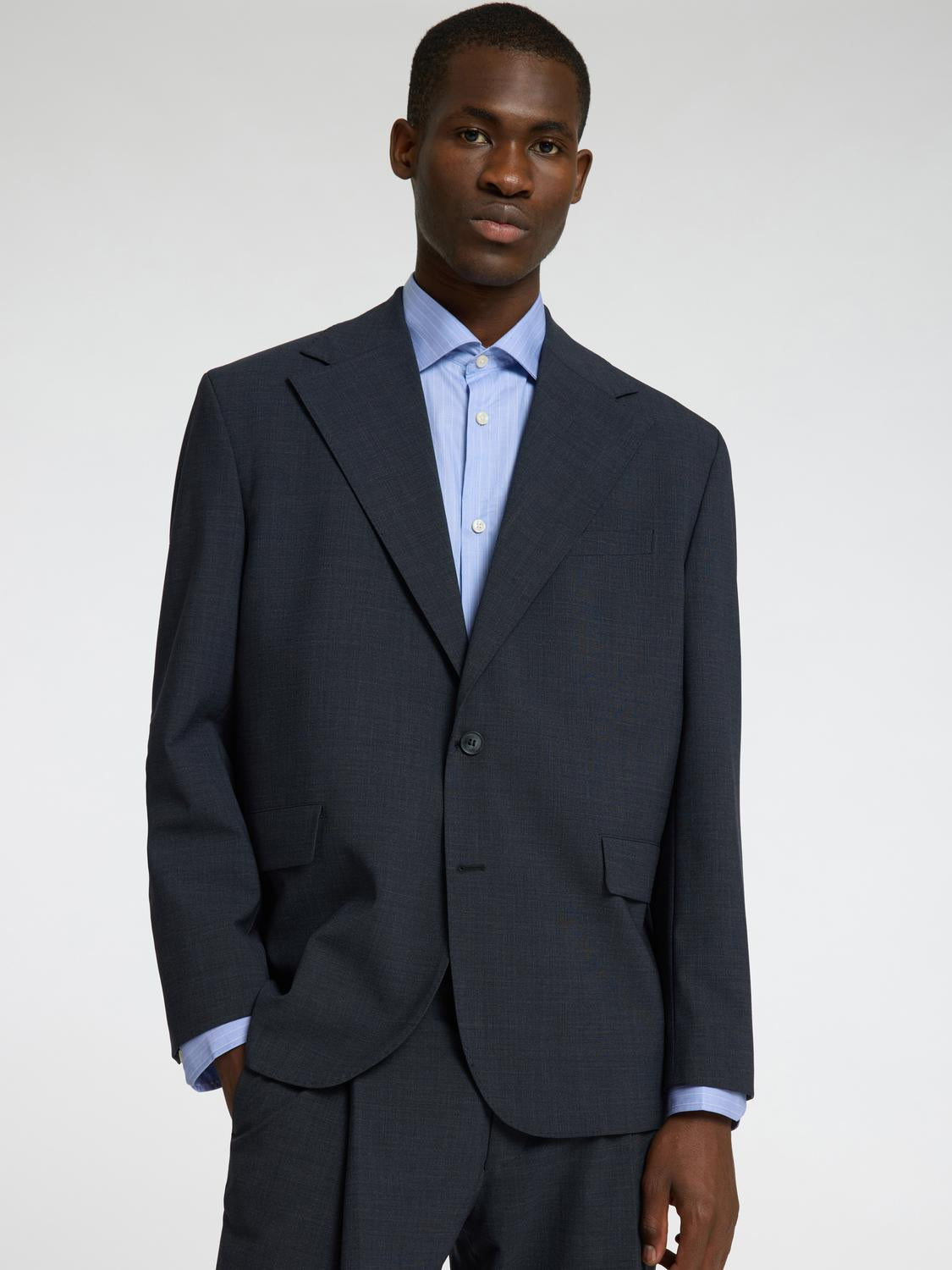 Slim Graham Skjorte - Blå/ Chambray Blue
