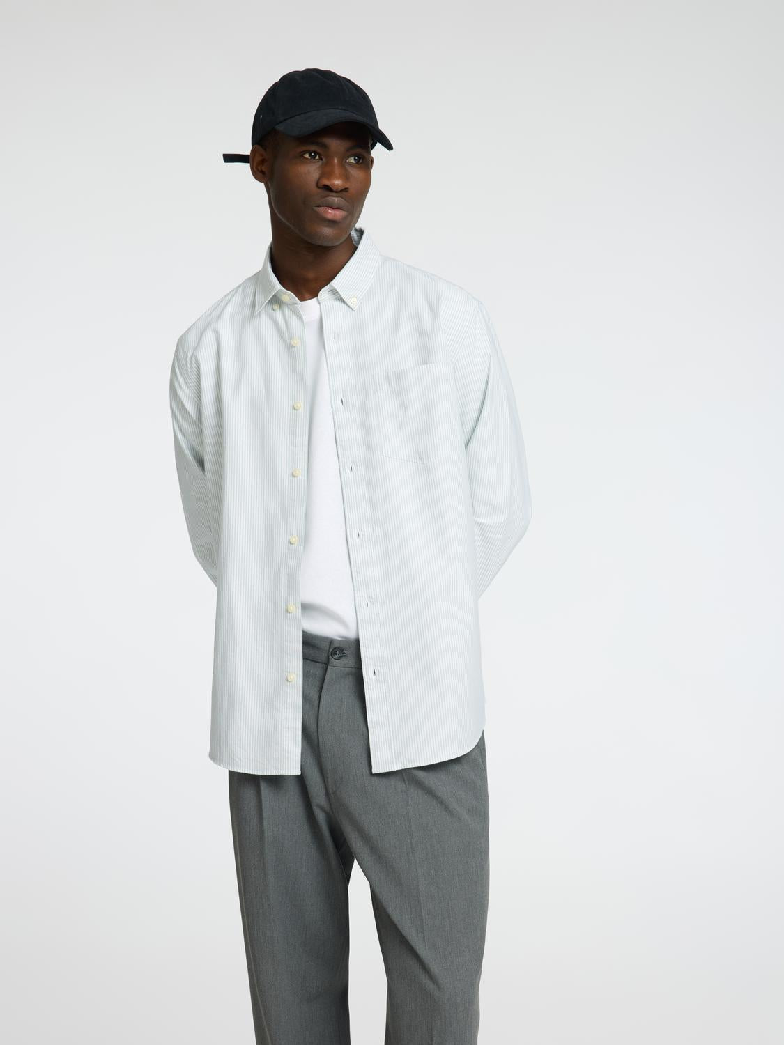 Regular Rick OX Skjorte - Grønn/ Iceberg Green