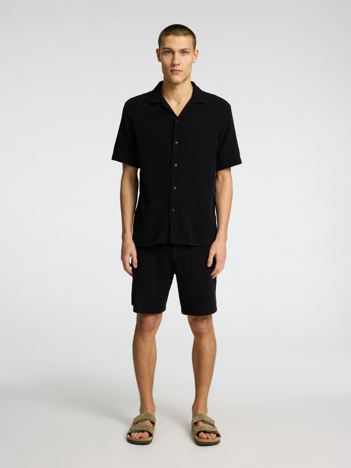 Relax Sal Skjorte - Sort/ Black