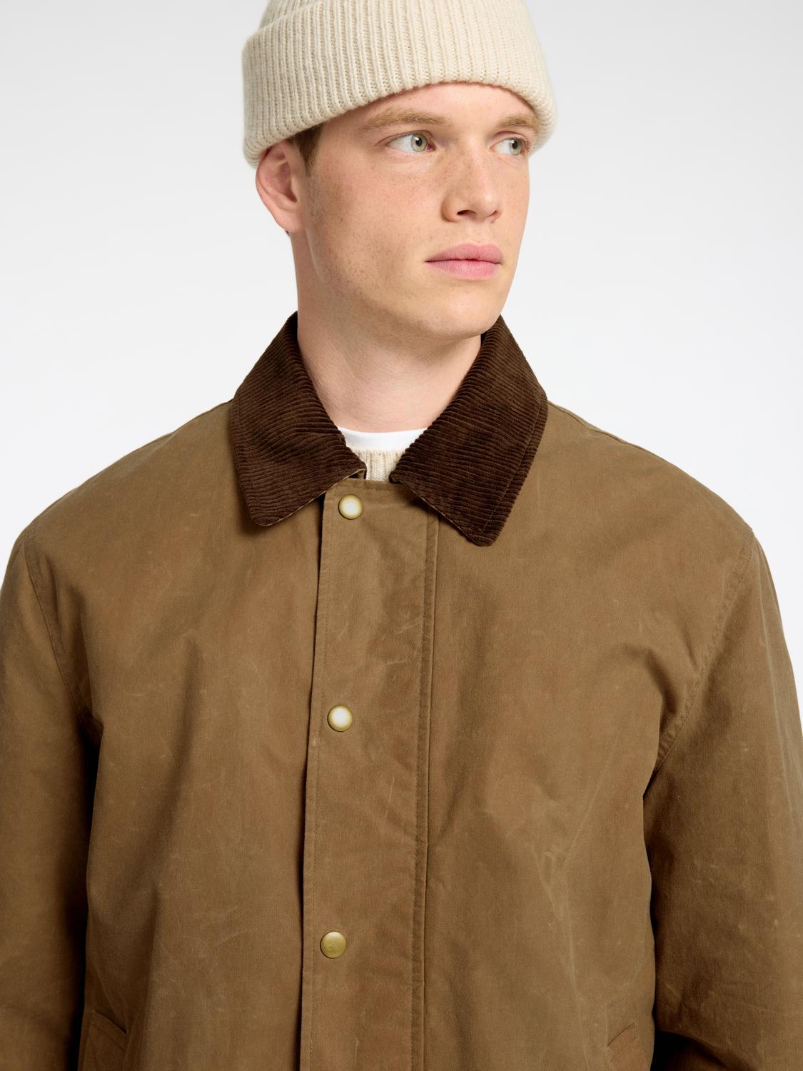Walter Oilskin Jakke - Brun/ Ermine