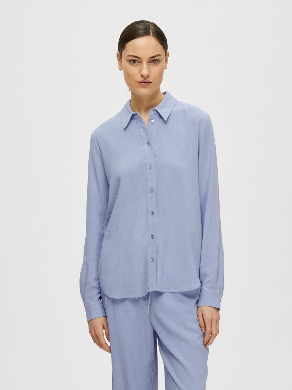 SLFVIVA Shirt - Blue Heron