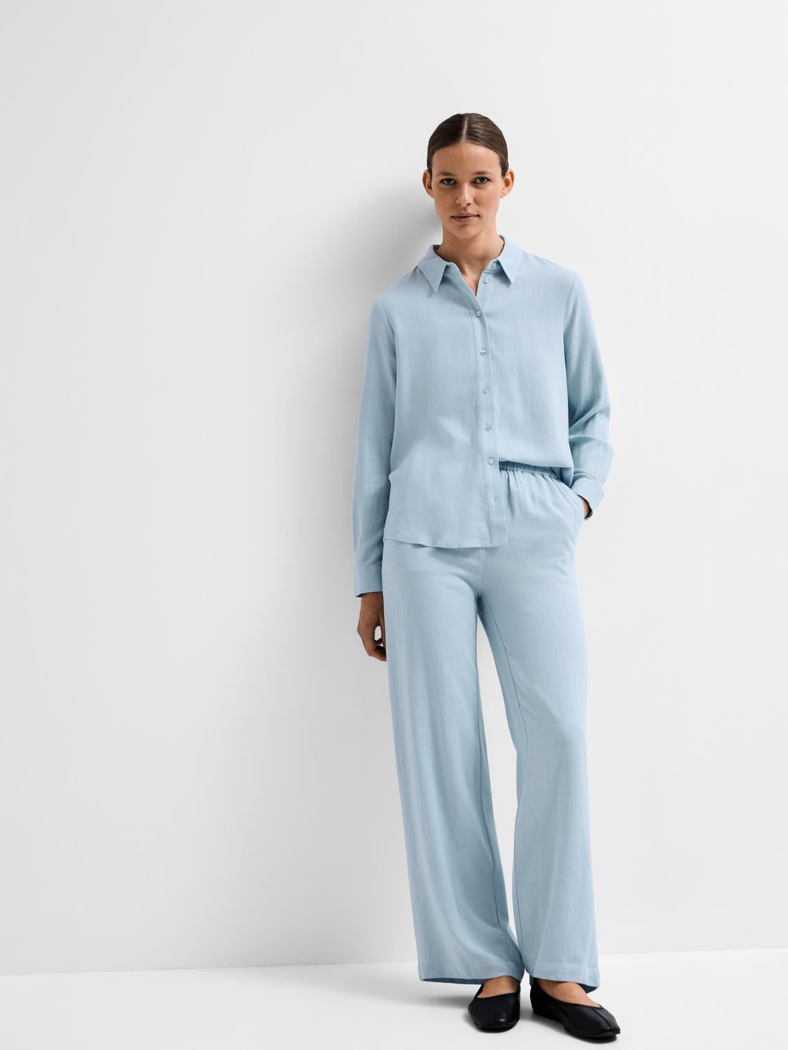 Viva Gulia linbukse - LyseBlå/ Cashmere Blue