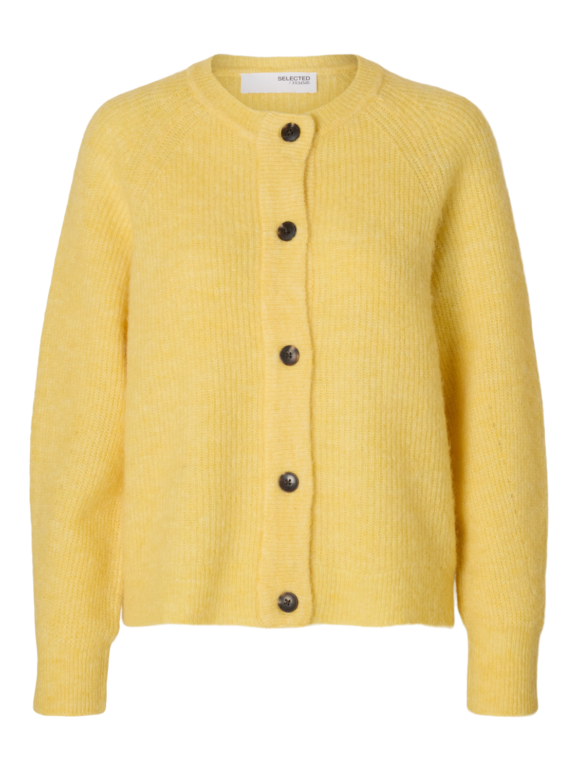 Lulu Strikket Cardigan - Gul/ Sundress