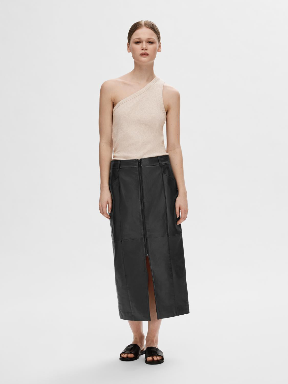 Anna tank topp - Beige/ Oatmeal