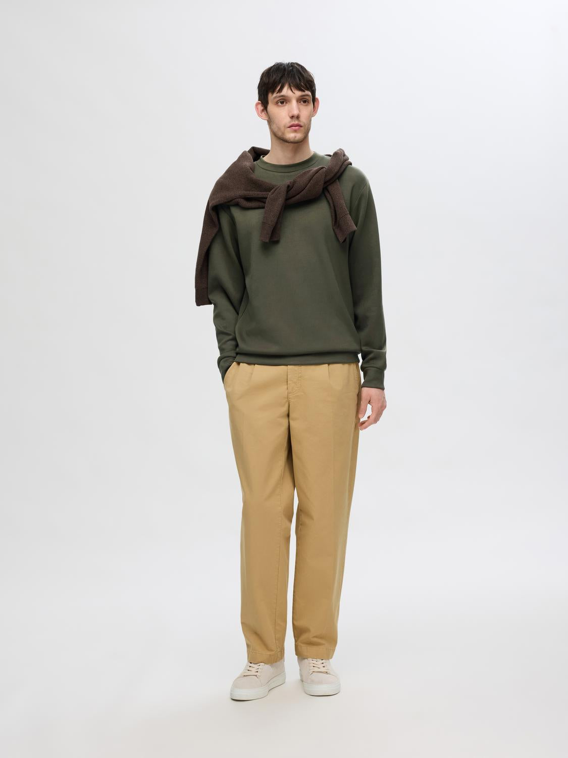 Emanuel Sweatshirt - Grønn/ Forest Night