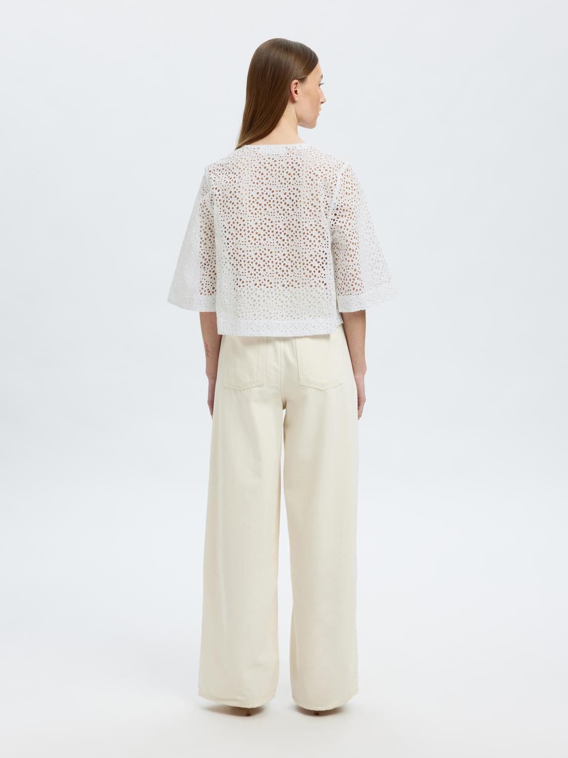 Laerke Topp - Hvit/ Bright White
