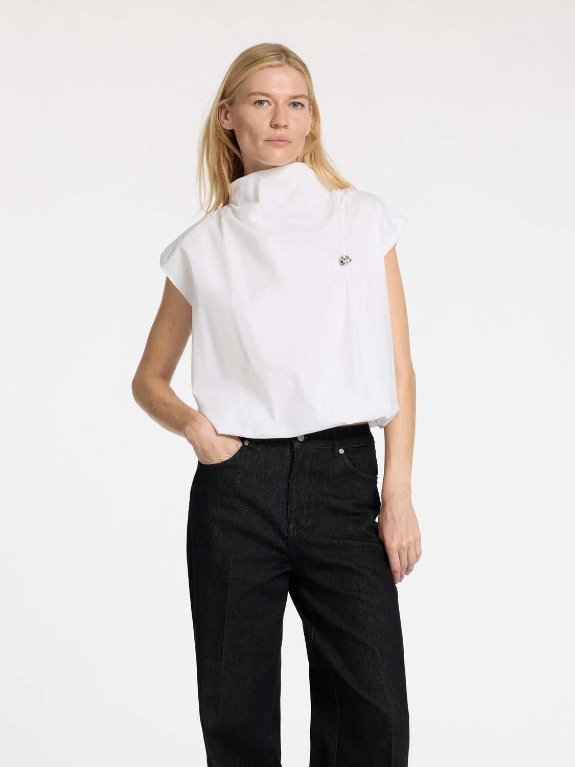 Delia Topp - Hvit/ Bright White