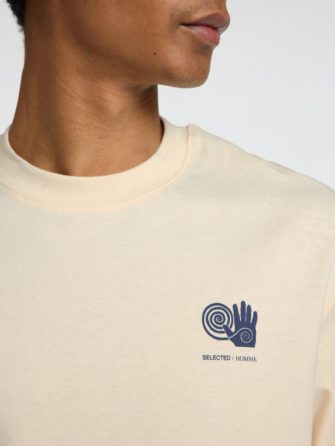 Relax Ash T-Shirt - Beige/ Egret
