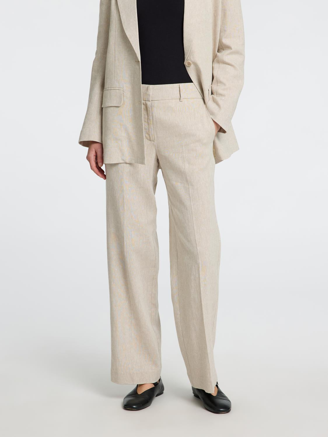 Tania Rita Dress Bukser - Beige/ Nomad